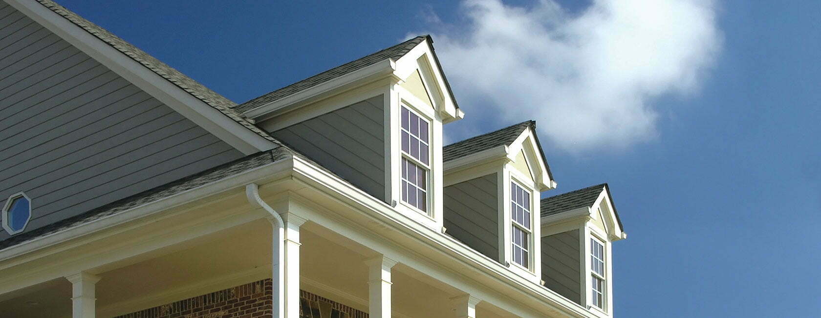 Illustration of Seamless Gutter Installation Long Island